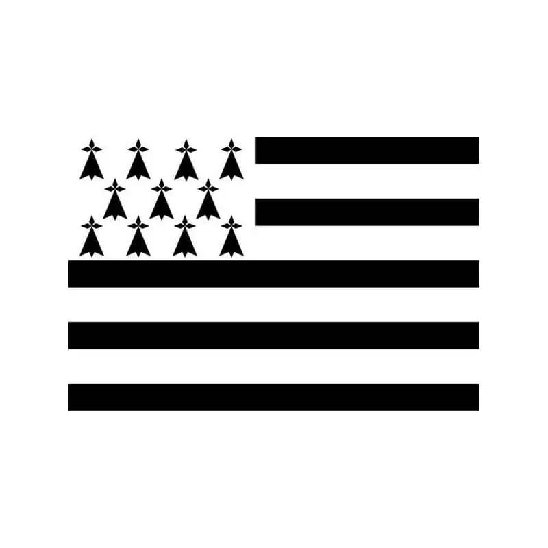 Drapeau de la région bretagne en france
