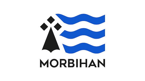 Logo du département du morbihan en bretagne